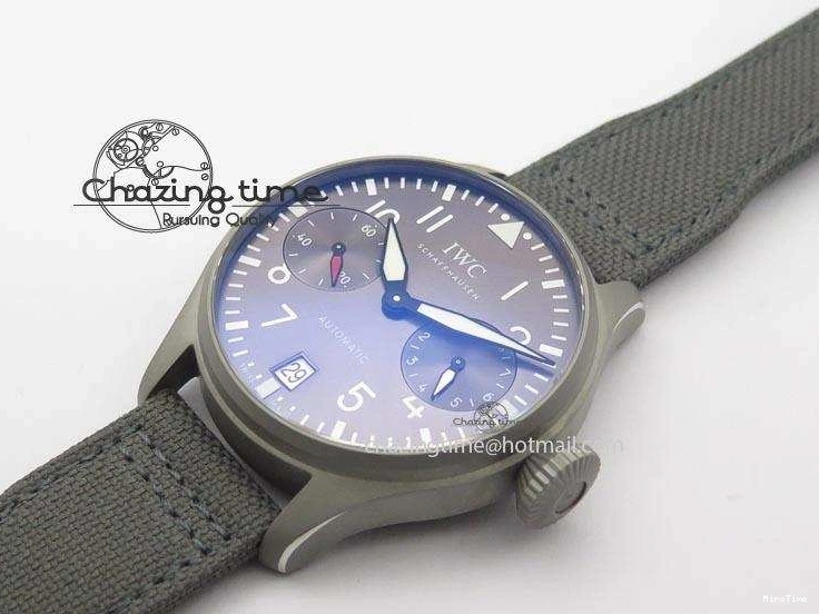 MIROTIME 0428 SunProtective Big Pilot Real PR IW500910 “Patrouille Suisse” ZF 1:1 Best Edition On Gray Nylon Strap 7278